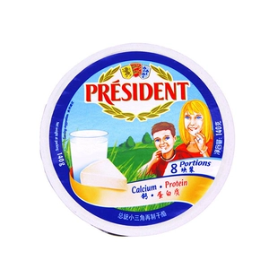 [PRESIDENT/总统  小三角再制干酪 法国进口]