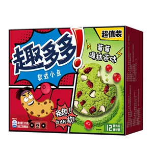 [趣多多 软式小点 莓莓喝抹茶味 320g]