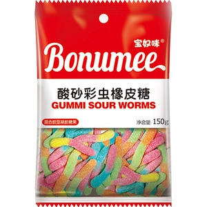 Конфеты Baonumi Sour Sandworm жевательные 150г