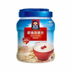 冲饮谷物 quaker/桂格 即食燕麦片 经典原味（罐装） 1kg