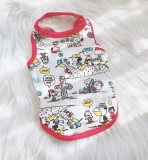 2 куска сладкого Petco20018 Хлопковое мультфильм мультфильм Cartoon Cartoon Vescess Весна и летняя домашняя одежда