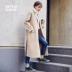 Quần áo Handu 2019 nữ mùa đông mới phiên bản Hàn Quốc của áo len hai mặt chẻ đôi NF10836 chạy 0916 - Áo Hàn Quốc mẫu áo khoác dạ nữ đẹp Áo Hàn Quốc