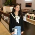 Mùa thu 2018 hit màu cổ áo búp bê thắt nơ áo sinh viên Hàn Quốc phiên bản mới của áo sơ mi dài tay mới kiểu áo sơ mi nữ đẹp Áo sơ mi