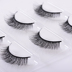 Lông mi giả 3D tự nhiên thực tế dày nude mô phỏng cuống bông cứng thân Hàn Quốc uốn mi giả katun Lông mi giả