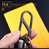 Titanium Maze Timaze TK8 Ti Spring Caychain 8 -образный интегрированный титановый быстроразовый запатентованный продукт
