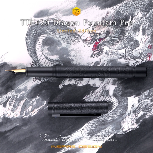 Titanium Maze Timaze TTI-120 100 Titanium Gold Pen Signature Pen Seal Searned Insulation Inspirs подлинные