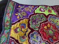 Miaoxiu 苗族手工刺绣老绣背带 尺寸60x65