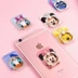 Hàn Quốc Disney iPhone6s Minnie cộng với Samsung note5 khung s7 Mickey ring khóa Huawei - Nhẫn
