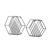 Creative ins Denmark Division Diagonal Magazine Hexagonal Stence Sture Rack Destme Comminte Decorative Wall Wanging Wall Decoration