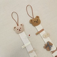 Чай с молоком, система хранения, заколка для волос, с медвежатами