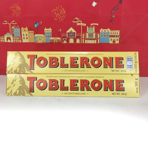 Toblerone Swiss Triangle Milk Chocolate содержит медовый и базанский дерево сахар 100 г*6 специальных предложений