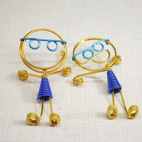 Алюминиевая проволка ручной работы, шелковые нитки, DIY