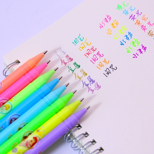 Детские мигающие флуоресцентные цветные карандаши, мелки для школьников, маркер, 48 цветов, 36 цветов, оптовые продажи