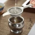 Thép không gỉ trà trà rò rỉ lọc Kung Fu trà bộ lọc phụ kiện lọc trà lọc trà kéo giá ly thủy tinh uống trà Trà sứ