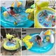 0-3-6 tuổi nam và nữ bé inflatable paddy hồ bơi động vật phim hoạt hình hồ bơi nhỏ trượt hồ bơi trẻ em đồ chơi Bể bơi / trò chơi Paddle