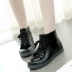 Mùa xuân và mùa hè Hàn Quốc mưa khởi động nữ ngắn ống sinh viên thấp để giúp phẳng mưa khởi động người lớn không trượt giày không thấm nước ấm mưa cao su giày