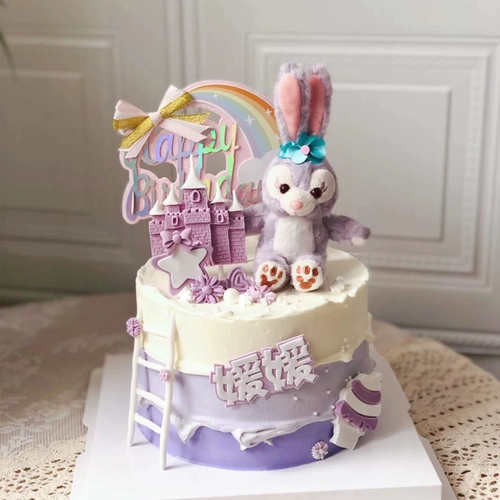 Пластиковый брендовый кролик, популярно в интернете, подарок на день рождения