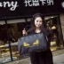 Du lịch Oxford Phong cách Hàn Quốc Hành lý Hàn Quốc với túi du lịch Tay nâng cửa không thấm nước đeo vai màu đen túi du lịch đa năng Túi du lịch