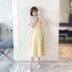 Trang phục bà bầu mùa hè 2019 thời trang mới mẹ bầu đôi váy búp bê váy búp bê cho con bú - Áo thai sản áo bầu đẹp 2021 Áo thai sản