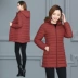 Chống mùa giảm giá giải phóng mặt bằng bông phù hợp với phần dài Hàn Quốc bông áo phụ nữ lỏng lẻo chất béo mm bông áo khoác mùa đông quần áo nữ mùa đông áo khoác Bông