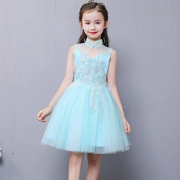 Trung Quốc phong cách trẻ em ăn mặc công chúa váy piano biểu diễn quần áo nữ cao quý hoa cô gái catwalk sinh nhật chủ nhà