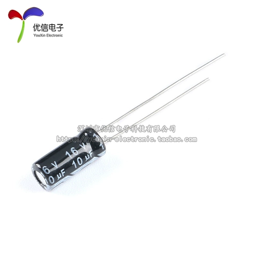 [Youxin Electronics] Высокая прямая электролитическая емкость 16 В 10 Вф ± 20% Том 5*11 мм (50)