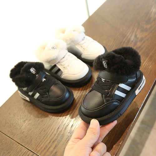 Детские зимние сапоги, спортивная обувь, удерживающие тепло кроссовки, мягкая подошва, 1-3 лет