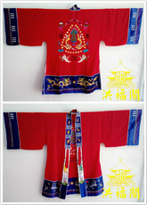 Даосское одеяние 道教法衣法器用品 道袍道士服装 宵台衣 双龙双塔衣霄台衣