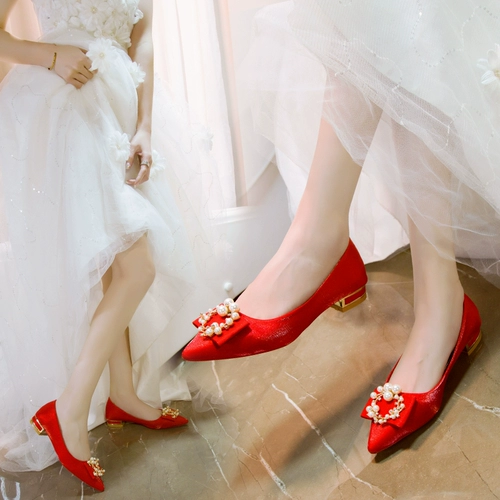 Свадебные туфли, универсальная элегантная обувь с заостренным носом, коллекция 2022