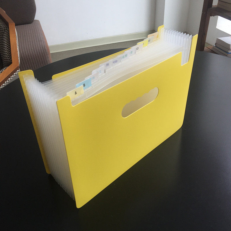 韩版风琴文件夹24层风琴包a4多层分类文件夹学生用试卷资料收纳包