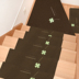 Sáng chống trượt cầu thang mat bước mat nhà keo-miễn phí tự dính gỗ rắn bước mat thảm Châu Âu cầu thang thảm tùy chỉnh Thảm