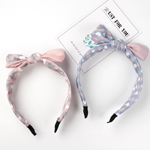 Детский модный аксессуар для волос, нескользящий ободок с бантиком для школьников, Южная Корея, подходит для подростков