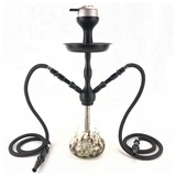 Арабская вода табачная бар ktv Средний двойной кубик классический цинк сплав с сплавным дымом Полный комплект кальяна Шиша