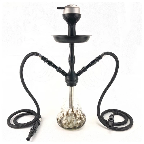 Арабская вода табачная бар ktv Средний двойной кубик классический цинк сплав с сплавным дымом Полный комплект кальяна Шиша