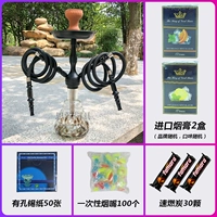 Один набор из двух трубок с красным грязью-уплюшиванием.