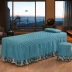 Cao cấp làm đẹp giường bao gồm bốn bộ thẩm mỹ viện tùy chỉnh SPA cơ thể massage giường váy 70x185 đầu vuông Trang bị tấm