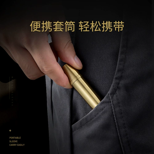 Медный креативный мундштук, универсальная водонепроницаемая портативная латунная система хранения