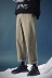 Văn học nam nữ mua sắm phiên bản Hàn Quốc của xu hướng quần nam mùa thu Harajuku quần lửng ống rộng mùa đông quần âu