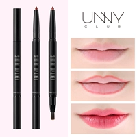 Hàn quốc UNNY new tự động môi lót không thấm nước bền giữ ẩm không đánh dấu matte lip bút chì đậu dán son môi bút chì kẻ môi maybelline