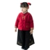 Quần áo năm mới bé gái Tang phù hợp với quần áo mùa đông Quần áo năm mới Quần áo của cậu bé Hán phong cách Trung Quốc cộng với nhung dày thêu - Phù hợp với trẻ em