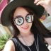 Bài hát Hui Qiao với đoạn kính mát nữ thời trang hipsters hoang dã 2018 mô hình ngôi sao Hàn Quốc phiên bản của khuôn mặt tròn đơn giản và thoải mái kính mát