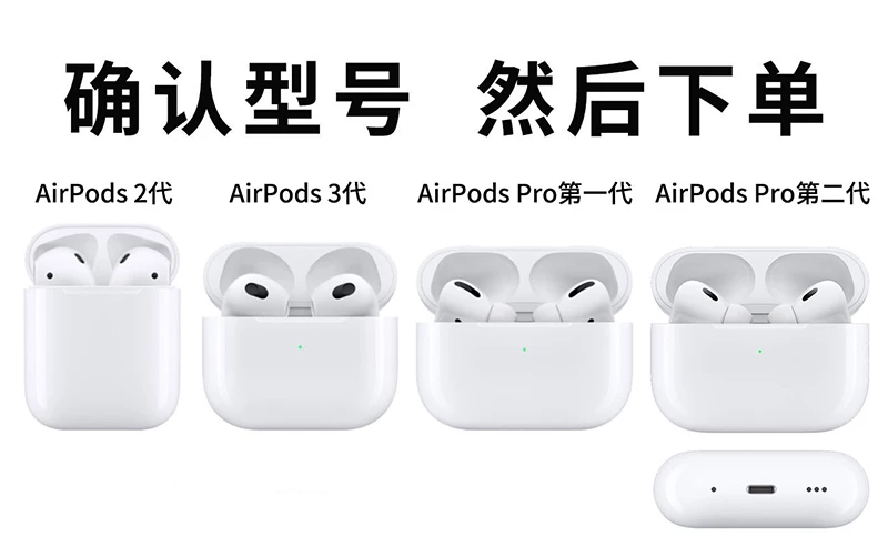 Силиконовый защитный чехол для Apple AirPods (1/2/3/Pro), прозрачный с принтом, видимый индикатор