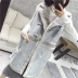 [Chống mùa khuyến mãi] vest nữ dài tay áo khoác sinh viên Hàn Quốc phiên bản của da lộn giả lông thú vest áo lông cừu zara Faux Fur