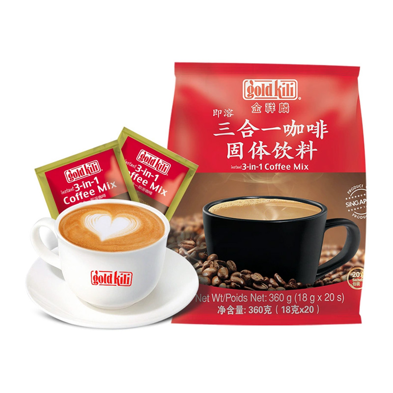 Купить Сингапур импорт Джин Сянглин распущен три в одном кофе твердый ...