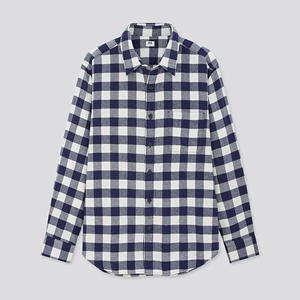 Мужская французская бархатная рубашка (с длинным рукавом) 431478 Uniqlo uniqlo