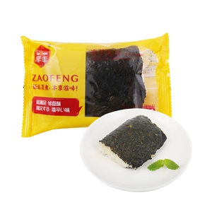Яичный желток Zaofeng, мясная нить со вкусом морских водорослей, рисовые шарики, 140 г/пакет