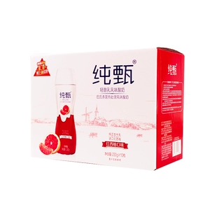 Mengniu Pure Zhen Light Buttermilk йогурт (красный грейпфрутовый вкус) 230 мл*10 бутылок
