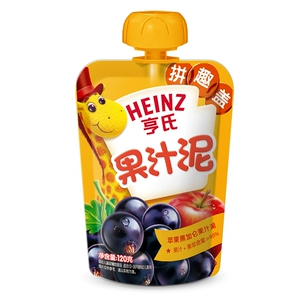 Heinz Fruit Juice Mud Apple Black Gallon 120 г/сумка новая и старая упаковка случайная доставка