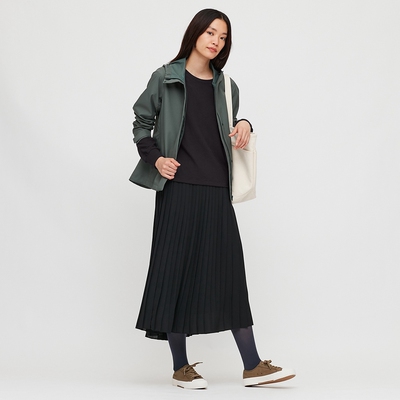 Uniqlo женский мягкий вязаный вязаный круглый вырез (длинные рукава) 428320 Uniqlo