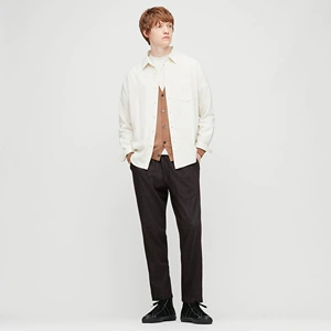 Мужские трикотажные эластичные укороченные брюки 429969 UNIQLO